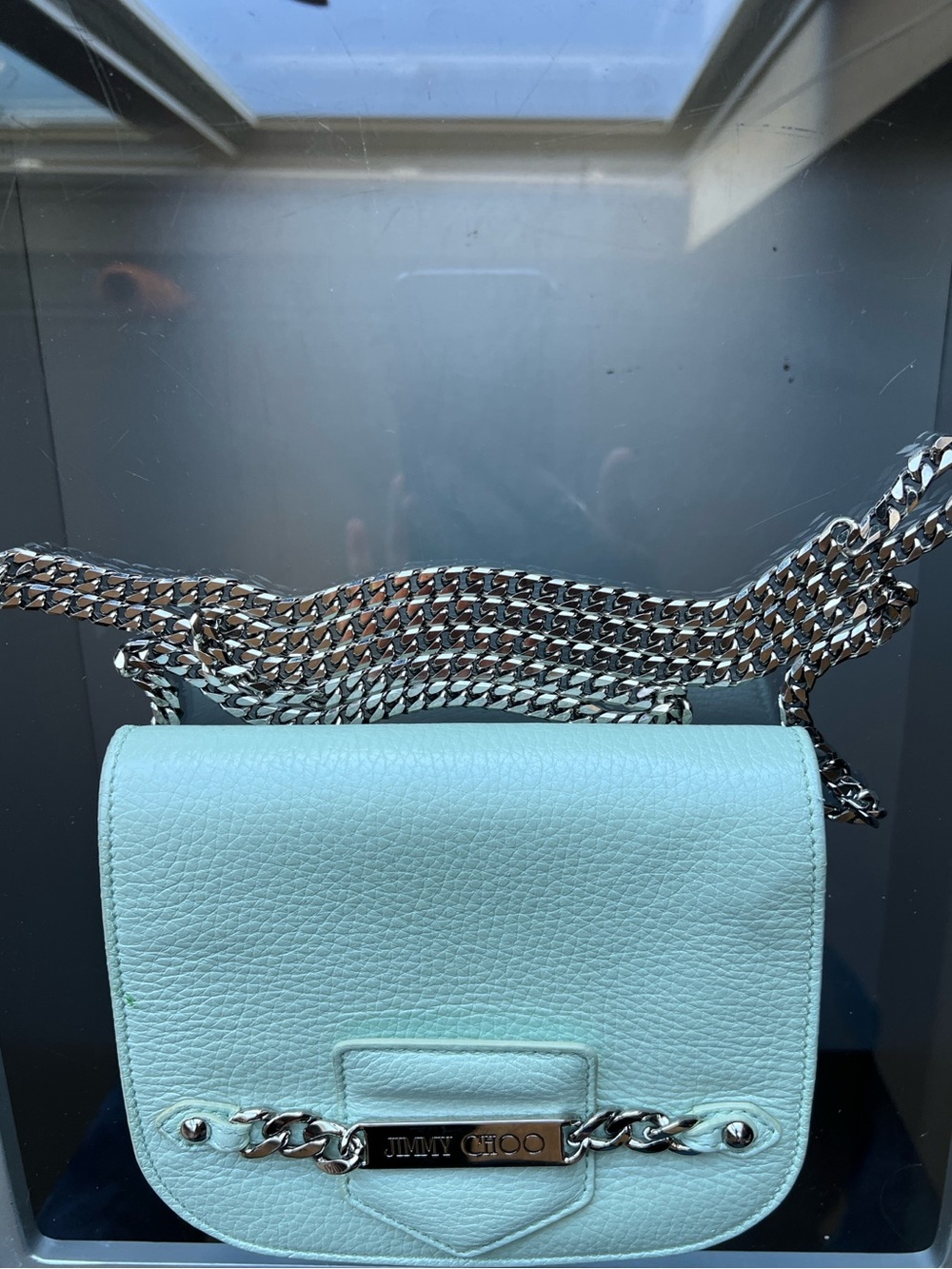 Silver Chain Crossbody